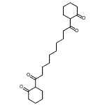 CAS 登录号：17343-93-0， 1,10-二(2-氧代环己基)-1,10-癸烷二酮