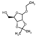 CAS 登录号：173532-18-8， 乙基2,3-O-异亚丙基-D-呋喃核糖苷