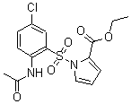 CAS#: 173908-57-1, 1-[[2-(Acetylamino)-5-Chlorophenyl]Sulfonyl]-1H-Pyrrole-2-Carboxylicacid Ethyl Ester
