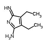 CAS 登录号：174396-78-2， 3,4-二乙基-2-亚氨基-2H-吡咯-5-胺