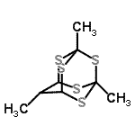 CAS#: 17443-95-7, 1,5,10-Trimethyl-2,4,6,8,9-Pentathiatricyclo[3.3.1.1<Sup>3,7</Sup>]Decane