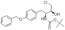 CAS 登录号：174801-33-3， N-[(1S,2S)-3-氯-2-羟基-1-[[4-(苯基甲氧基)苯基]甲基]丙基]-氨基甲酸叔丁酯