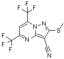 CAS#: 174842-48-9, 2-(Methylsulfanyl)-5,7-Bis(Trifluoromethyl)Pyrazolo[1,5-a]Pyrimidine-3-Carbonitrile