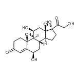 CAS#: 174866-45-6, (6beta)-6,11,17,21-Tetrahydroxypregn-4-Ene-3,20-Dione