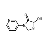 CAS#: 174889-71-5, 5-Hydroxy-3-(3-Pyridinyl)-1,3-Thiazolidin-4-One