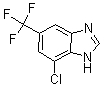 CAS 登录号：175135-13-4， 7-氯-5-(三氟甲基)-1H-苯并咪唑