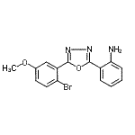 CAS#: 175135-31-6, 2-[5-(2-Bromo-5-Methoxyphenyl)-1,3,4-Oxadiazol-2-Yl]Aniline