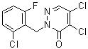 CAS#: 175135-45-2, 4,5-Dichloro-2-(2-Chloro-6-Fluorobenzyl)-3(2H)-Pyridazinone