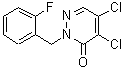 CAS#: 175135-46-3, 4,5-Dichloro-2-(2-Fluorobenzyl)-3(2H)-Pyridazinone