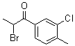 CAS#: 175135-93-0, 2-Bromo-1-(3-Chloro-4-Methylphenyl)-1-Propanone