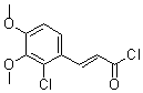 CAS 登录号：175136-00-2， 3-(2-氯-3,4-二甲氧基苯基)-2-丙烯酰氯