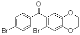 CAS#: 175136-40-0, (7-Bromo-2,3-Dihydro-1,4-Benzodioxin-6-Yl)(4-Bromophenyl)-Methanone