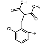 CAS#: 175136-74-0, 3-(2-Chloro-6-Fluorobenzyl)-2,4-Pentanedione