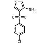 CAS 登录号：175201-48-6， 4-[(4-氯苯基)磺酰基]-3-噻吩胺