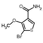 CAS#: 175201-53-3, 5-Bromo-4-Methoxy-3-Thiophenecarboxamide