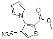 CAS 登录号：175201-81-7， 4-氰基-3-(1H-吡咯-1-基)-2-噻吩羧酸甲酯