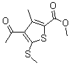 CAS#: 175201-84-0, 4-Acetyl-3-Methyl-5-(Methylthio)-2-Thiophenecarboxylic Acid Methyl Ester