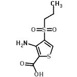 CAS#: 175201-91-9, 3-Amino-4-(Propylsulfonyl)-2-Thiophenecarboxylic Acid