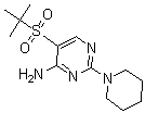 CAS#: 175202-16-1, 5-[(1,1-Dimethylethyl)Sulfonyl]-2-(1-Piperidinyl)-4-Pyrimidinamine