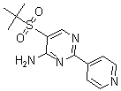 CAS#: 175202-18-3, 5-[(1,1-Dimethylethyl)Sulfonyl]-2-(4-Pyridinyl)-4-Pyrimidinamine