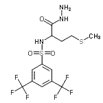 CAS#: 175202-22-9, N-[1-Hydrazino-4-(Methylsulfanyl)-1-Oxo-2-Butanyl]-3,5-Bis(Trifluoromethyl)Benzenesulfonamide