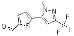 CAS#: 175202-94-5, 5-[1-Methyl-3-(Trifluoromethyl)-1H-Pyrazol-5-Yl]-2-Thiophenecarboxaldehyde