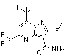 CAS#: 175203-36-8, 2-(Methylsulfanyl)-5,7-Bis(Trifluoromethyl)Pyrazolo[1,5-a]Pyrimidine-3-Carboxamide