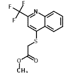 CAS#: 175203-42-6, Methyl {[2-(Trifluoromethyl)-4-Quinolinyl]Sulfanyl}Acetate