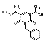 CAS#: 175203-48-2, 3-Benzyl-N-Hydroxy-1-Isopropyl-2,4-Dioxo-1,2,3,4-Tetrahydro-5-Pyrimidinecarboximidamide