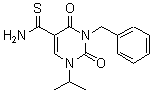 CAS#: 175203-49-3, 1,2,3,4-Tetrahydro-1-(1-Methylethyl)-2,4-Dioxo-3-(Phenylmethyl)-5-Pyrimidinecarbothioamide