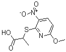 CAS#: 175205-01-3, 2-[(6-Methoxy-3-Nitro-2-Pyridinyl)Thio]-Propanoic Acid