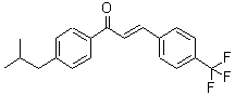 CAS#: 175205-28-4, (2E)-1-(4-Isobutylphenyl)-3-[4-(Trifluoromethyl)Phenyl]-2-Propen-1-One