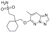 CAS#: 175215-29-9, 2-[1-[(7-Methyl-[1,2,4]Triazolo[5,1-f]Pyridazin-6-Yl)Oxymethyl]Cyclohexyl]Ethanesulfonamide