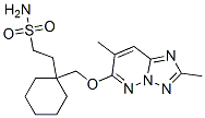 CAS#: 175215-31-3, 2-[1-[(2,7-Dimethyl-[1,2,4]Triazolo[5,1-f]Pyridazin-6-Yl)Oxymethyl]Cyclohexyl]Ethanesulfonamide