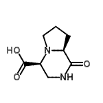 CAS 登录号：175233-04-2， (4S,8aS)-1-氧代八氢吡咯并[1,2-a]吡嗪-4-羧酸