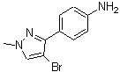 CAS#: 175276-41-2, 4-(4-Bromo-1-Methyl-1H-Pyrazol-3-Yl)Aniline