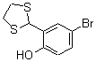CAS#: 175276-78-5, 4-Bromo-2-(1,3-Dithiolan-2-Yl)-Phenol