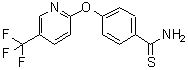 CAS#: 175277-02-8, 4-[[5-(Trifluoromethyl)-2-Pyridinyl]Oxy]-Benzenecarbothioamide