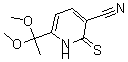 CAS 登录号：175277-41-5， 6-(1,1-二甲氧基乙基)-1,2-二氢-2-硫代-3-吡啶甲腈
