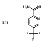 CAS 登录号：175277-48-2， 5-(三氟甲基)-2-吡啶甲脒盐酸盐(1:1)