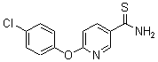 CAS#: 175277-58-4, 6-(4-Chlorophenoxy)-3-Pyridinecarbothioamide