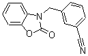CAS 登录号：175277-77-7， 3-[(2-氧代-3(2H)-苯并恶唑基)甲基]-苯甲腈