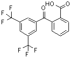 CAS 登录号：175278-06-5， 2-[3,5-二(三氟甲基)苯甲酰基]苯甲酸