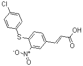 CAS#: 175278-52-1, 3-[4-[(4-Chlorophenyl)Thio]-3-Nitrophenyl]-2-Propenoic Acid