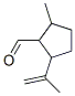 CAS 登录号：1753-98-6， 2-甲基-5-(1-甲基乙烯基)环戊烷甲醛