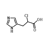 CAS#: 17561-27-2, 2-Chloro-3-(1H-Imidazol-5-Yl)Propanoic Acid