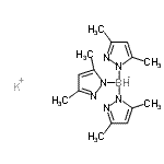 CAS 登录号:17567-17-8, 钾三(3,5-二甲基-1H-吡唑-1-基)(氢化)硼酸酯(1-)