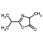 CAS#: 175688-72-9, 2-Isopropyl-4-Methyl-1,3-Oxazol-5(4H)-One