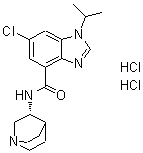 CAS#: 175729-69-8, N-[(3R)-1-Azabicyclo[2.2.2]Oct-3-Yl]-6-Chloro-1-Isopropyl-1H-Benzimidazole-4-Carboxamide Dihydrochloride