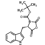 CAS#: 175837-77-1, 2-Methyl-2-Propanyl (4S)-4-(1H-Indol-3-Ylmethyl)-2,5-Dioxo-1,3-Oxazolidine-3-Carboxylate